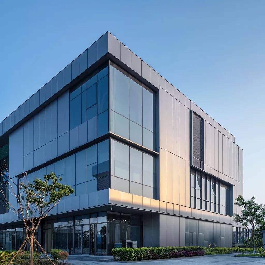 ACP cladding across a large facade area