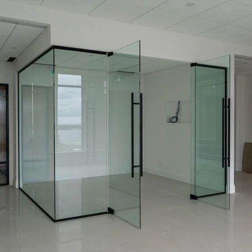 Glass cabin partition
