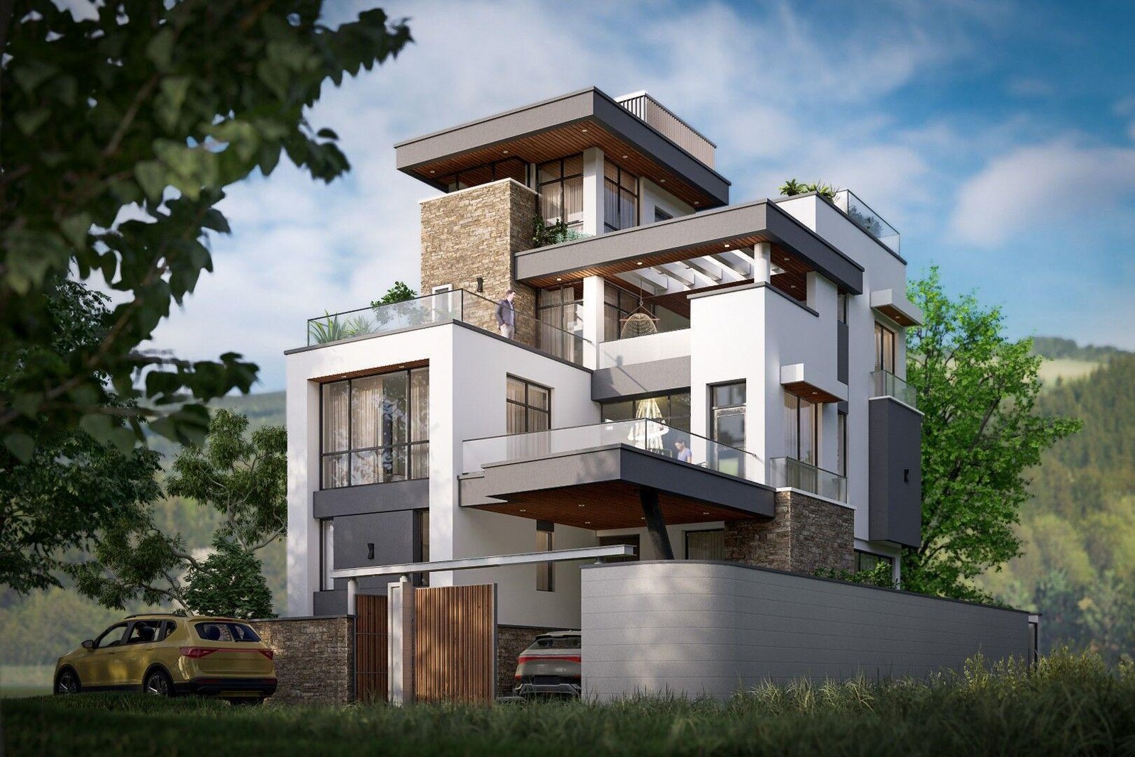 Mixed height elevation