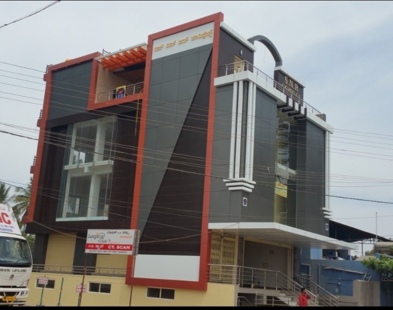 Furniture Showroom Commercial Building Exterior, exterior works by Dhrithi Infra