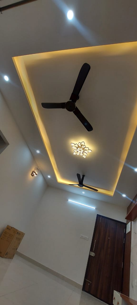 Minimalist Living Space Interior, interiors by Dhrithi Infra