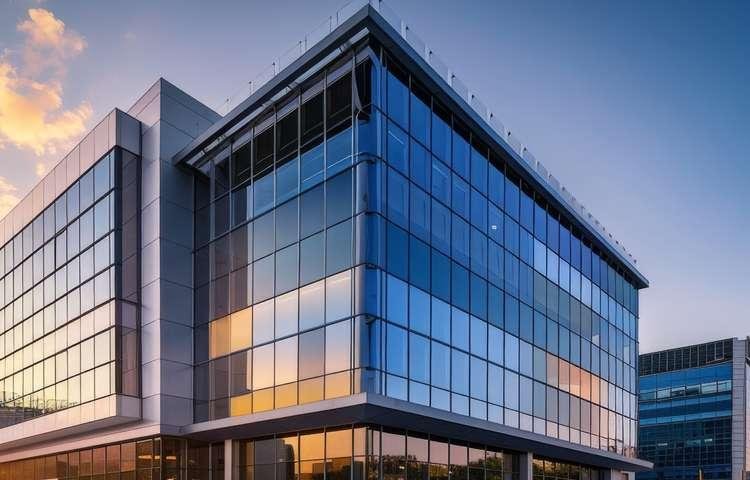 Reflective and tinted glass