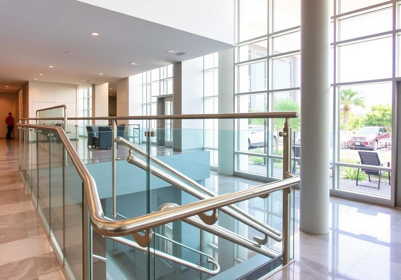 SS 304 staircase railing