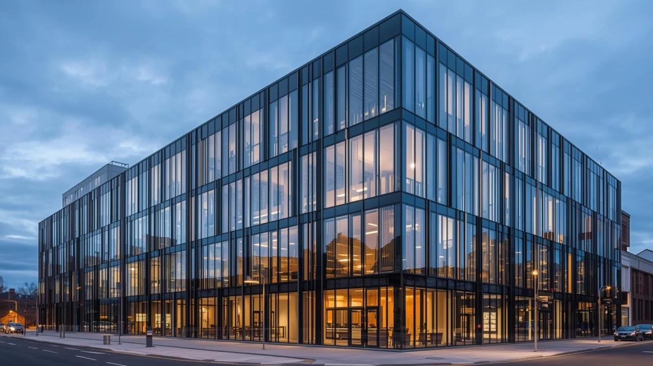 Semi-unitized glazing system