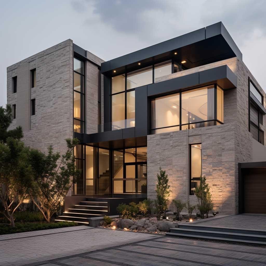 Texture and stone finish